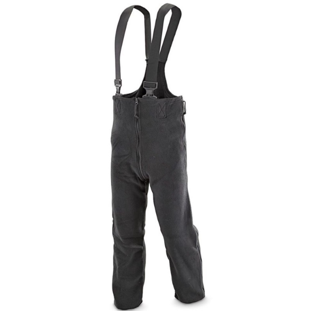 Polartec Classic 200 Black Bib Fleece Overalls New With Tag Unisex Size Large
